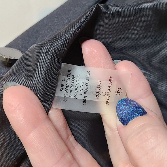 Calvin Klein | Classic Blazer | Charcoal | Sz 8 | PERFECT CONDITION - Picture 5 of 8